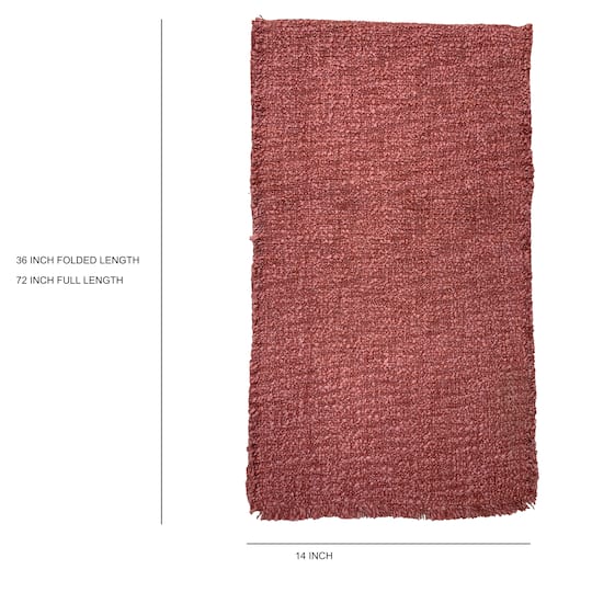 72" x 14" Red Decorative Table Runner by Celebrate It™